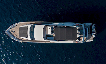 Yacht Salty top-down view